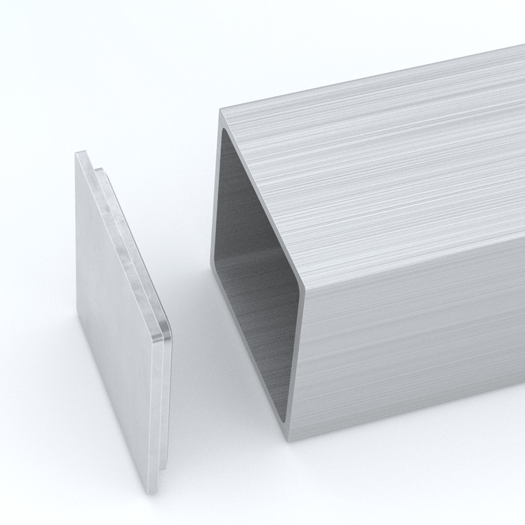 Square End Cap - Radius Edge
